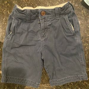 Boys Sz 7/8 Abercrombie kids navy khaki shorts